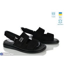 Босоніжки жіночі на літо (8 пар р.36-41) чорний  "ERIKA"