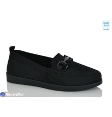 Балетки жіночі на літо (8 пар р.36-41) чорний  "Normashoes"