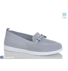 Балетки жіночі на літо (8 пар р.36-41) сірий  "Normashoes"