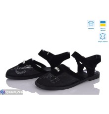 Босоніжки жіночі на літо (6 пар р.36-40) чорний  "Linda"