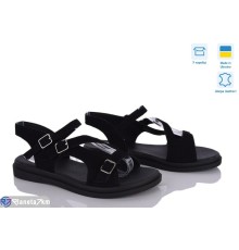 Босоніжки жіночі на літо (6 пар р.36-40) чорний  "Linda"