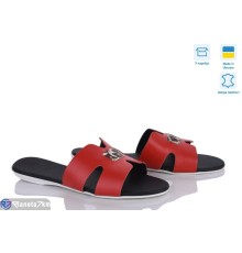 Шлепки жіночі на літо (7 пар р.36-40) червоний  "Daman"