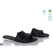 Шлепки жіночі на літо (7 пар р.36-40) чорний  "Daman"