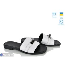 Шлепки жіночі на літо (6 пар р.36-40) білий  "Linda"