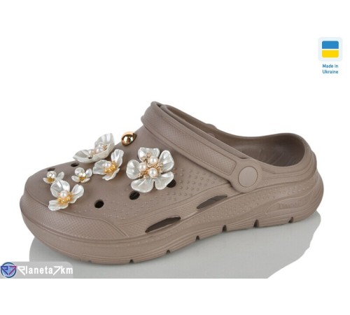 Кроки жіночі на літо (8 пар р.36-41) коричневий  "LOTTOS"