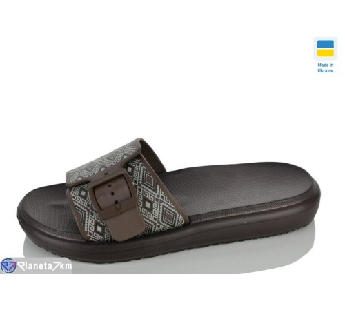 Шлепки жіночі на літо (6 пар р.37-41) коричневий  "LOTTOS"