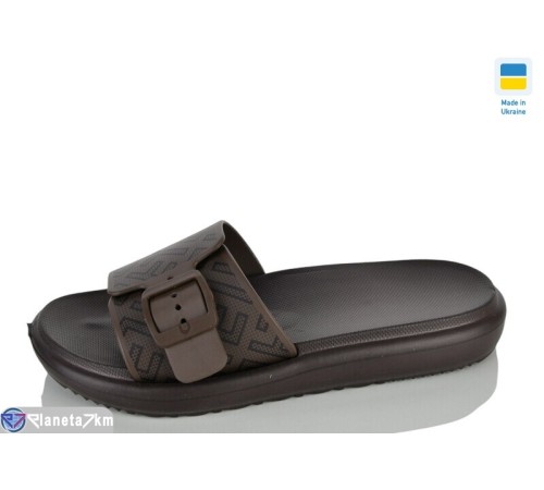 Шлепки жіночі на літо (6 пар р.37-41) коричневий  "LOTTOS"