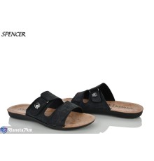 Шлепки чоловічі на літо (6 пар р.40-45) чорний  "Spencer"