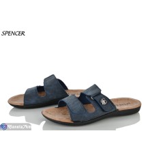 Шлепки чоловічі на літо (6 пар р.40-45) синій  "Spencer"