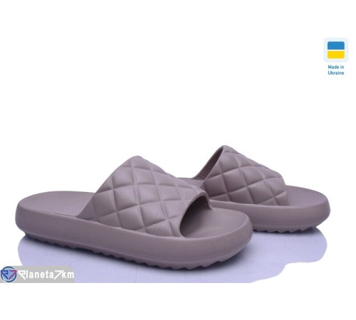 Шлепки жіночі на літо (6 пар р.36-41) коричневий  "Ladmir"
