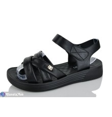 Шлепки жіночі на літо (8 пар р.37-42) чорний  "Normashoes"