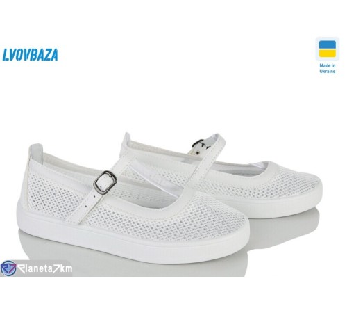 Туфлі жіночі на літо (6 пар р.36-41) білий  "LEOBAZA"