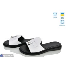 Шлепки жіночі на літо (6 пар р.36-40) білий  "Linda"