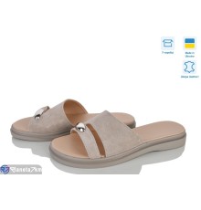 Шлепки жіночі на літо (6 пар р.36-40) бежевий  "Linda"