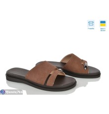 Шлепки жіночі на літо (6 пар р.36-40) коричневий  "Linda"