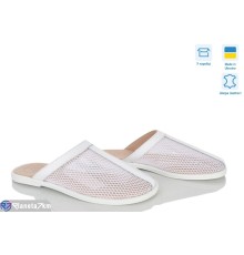 Шлепки жіночі на літо (6 пар р.36-40) білий  "Linda"