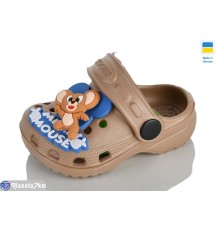 Кроки дитячі на літо (6 пар р.18-23) коричневий  "LOTTOS"