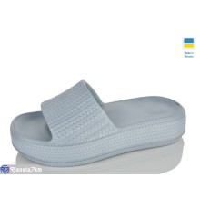 Шлепки жіночі на літо (8 пар р.36-41) сірий  "LOTTOS"