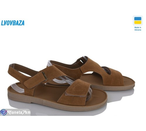 Босоніжки жіночі на літо (8 пар р.37-42) camel  "LEOBAZA"