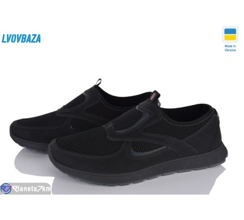 Кросівки чоловічі на літо (8 пар р.40-45) чорний  "LEOBAZA"
