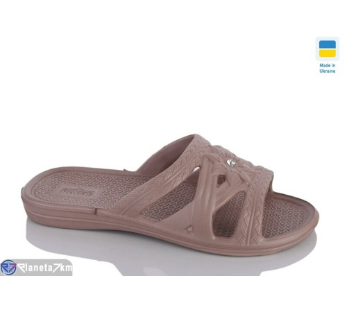 Шлепки жіночі на літо (8 пар р.36-41) коричневий  "Lexi"