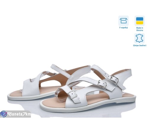 Босоніжки жіночі на літо (6 пар р.36-40) білий  "Linda"