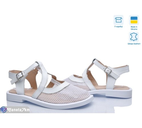 Босоніжки жіночі на літо (6 пар р.36-40) білий  "Linda"