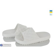 Шлепки жіночі на літо (6 пар р.36-41) білий  "Ladmir"