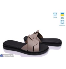 Шлепки жіночі на літо (6 пар р.37-40) бежевий  "Daman"