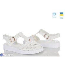 Босоніжки жіночі на літо (6 пар р.36-40) білий  "Linda"