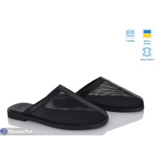 Шлепки жіночі на літо (6 пар р.36-40) чорний  "Linda"
