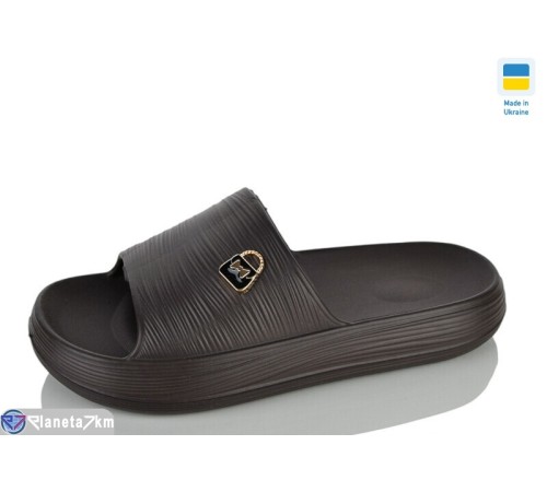 Шлепки жіночі на літо (6 пар р.36-41) коричневий  "LOTTOS"