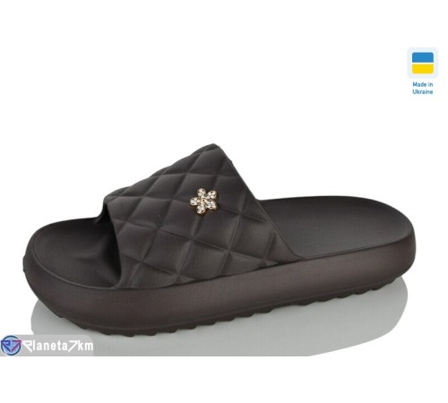 Шлепки жіночі на літо (6 пар р.36-41) коричневий  "LOTTOS"