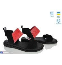 Босоніжки жіночі на літо (6 пар р.36-40) чорний  "Daman"