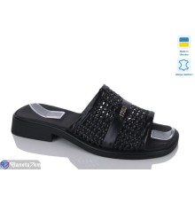 Шлепки жіночі на літо (6 пар р.37-42) чорний  "LIKA"