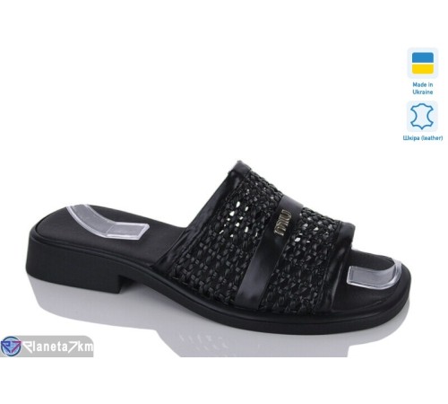 Шлепки жіночі на літо (6 пар р.37-42) чорний  "LIKA"