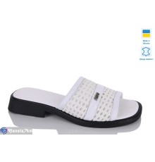 Шлепки жіночі на літо (6 пар р.37-42) білий  "LIKA"