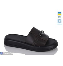 Шлепки жіночі на літо (6 пар р.36-40) коричневий  "LIKA"