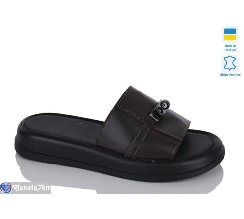 Шлепки жіночі на літо (6 пар р.36-40) коричневий  "LIKA"