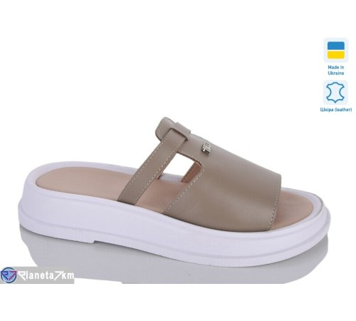 Шлепки жіночі на літо (6 пар р.36-40) коричневий  "LIKA"