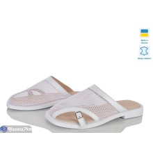Шлепки жіночі на літо (6 пар р.36-40) білий  "Linda"