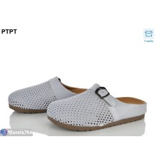 Жіночі сабо на літо (8 пар р.36-41) сірий  "PTPT"