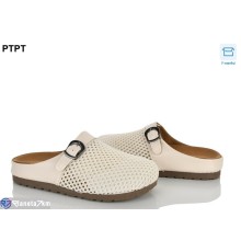 Жіночі сабо на літо (8 пар р.36-41) бежевий  "PTPT"