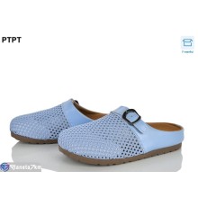 Жіночі сабо на літо (8 пар р.36-41) блакитний  "PTPT"