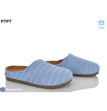 Жіночі сабо на літо (8 пар р.36-41) блакитний  "PTPT"