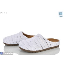 Жіночі сабо на літо (8 пар р.36-41) білий  "PTPT"