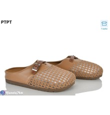 Жіночі сабо на літо (8 пар р.36-41) коричневий  "PTPT"