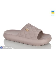 Шлепки жіночі на літо (6 пар р.36-41) коричневий  "Korka"