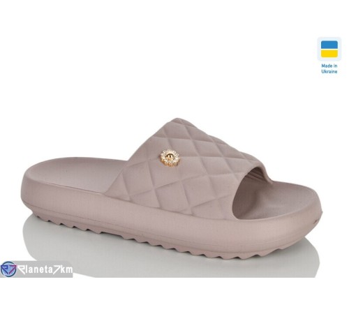 Шлепки жіночі на літо (6 пар р.36-41) коричневий  "Korka"