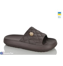 Шлепки жіночі на літо (6 пар р.36-41) коричневий  "Korka"